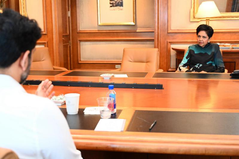 Nara Lokesh met Pepsico Ex CEO Indra Nooyi