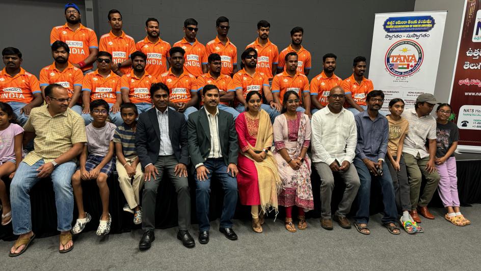 NATS Support Indian blind Cricketers