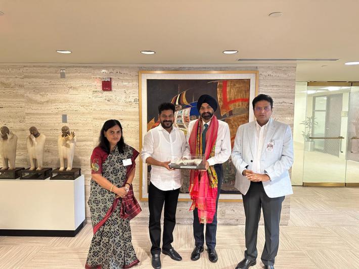 Revanth Reddy Team Meets World Bank President