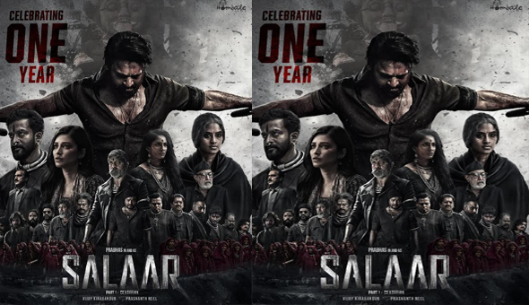 Salaar: వన్ ఇయర్ సెలబ్రేషన్స్ జరుపుకుంటున్న “సలార్, పార్ట్ 1 సీజ్ ఫైర్”