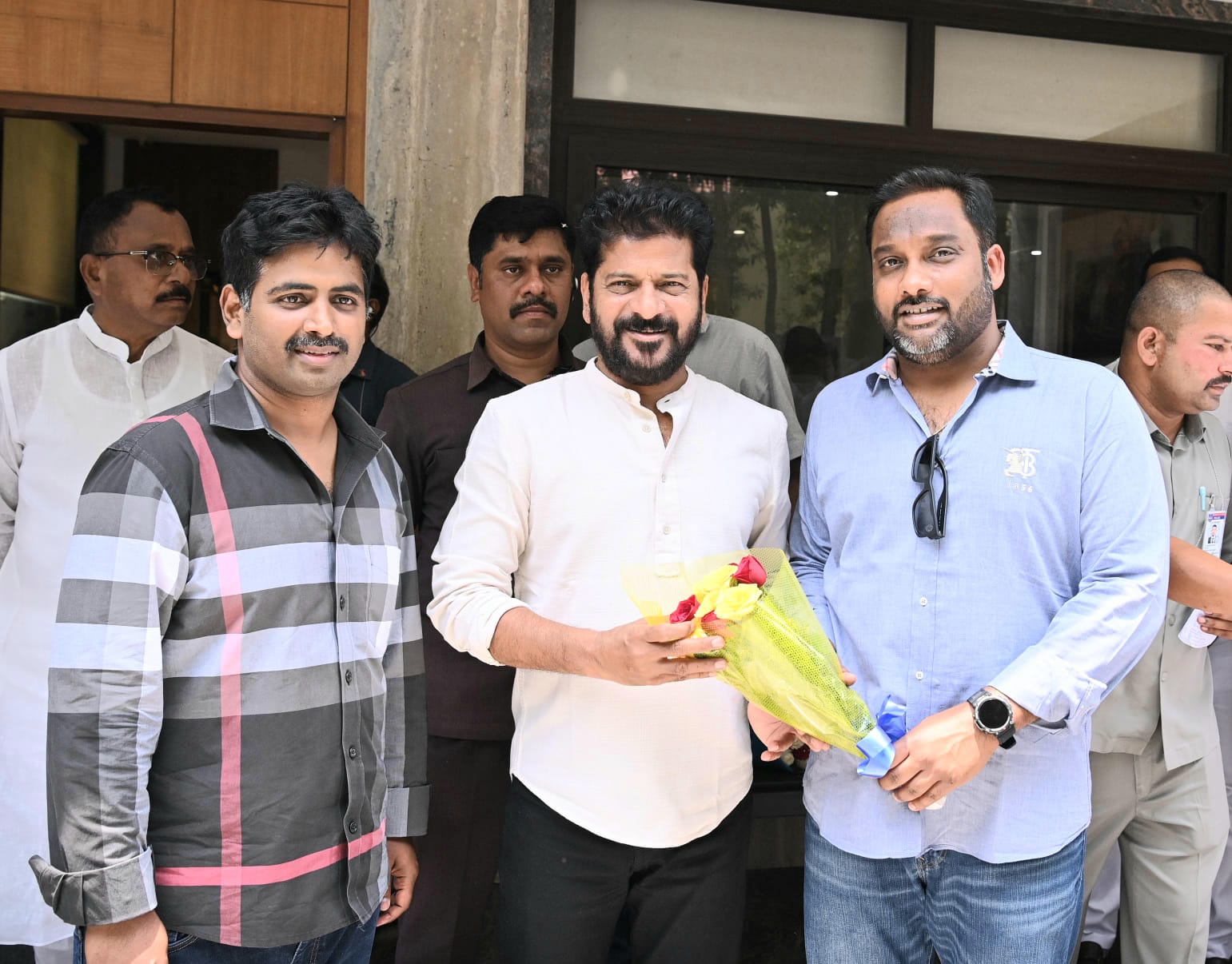 Sunil Pantra and Kiran Duggirala Meets CM Revanth Reddy