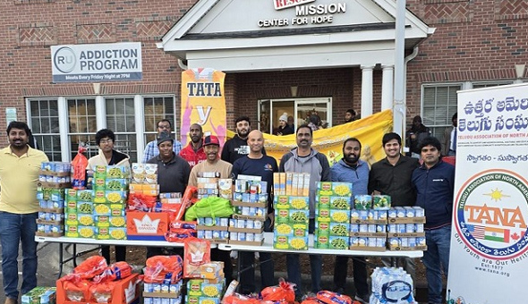 TANA: ర్యాలీలో తానా ఫుడ్‌ డ్రైవ్‌ విజయవంతం