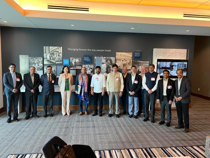 Telangana CM Meets Charles Schwab Technology Delegates