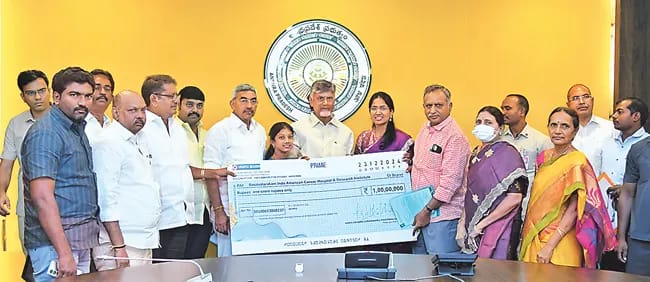 NRI Donation: బసవతారం క్యాన్సర్ ఆసుపత్రి నిర్మాణానికి రూ.కోటి విరాళం