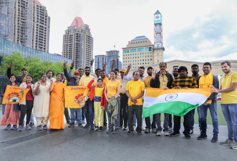Victory Rally of Telugu Desam Party in Toronto, Canada