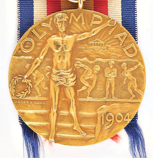 Olympics :1904 ఒలింపిక్స్ గోల్డ్మెడల్కు వేలంలో రూ.4.72 కోట్లు Olympics :1904 ఒలింపిక్స్ గోల్డ్మెడల్కు వేలంలో రూ.4.72 కోట్లు