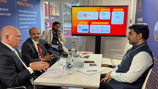 Davos: ఎయిరిండియా సిఇఓ క్యాంప్ బెల్ విల్సన్ తో మంత్రి లోకేష్ భేటీ