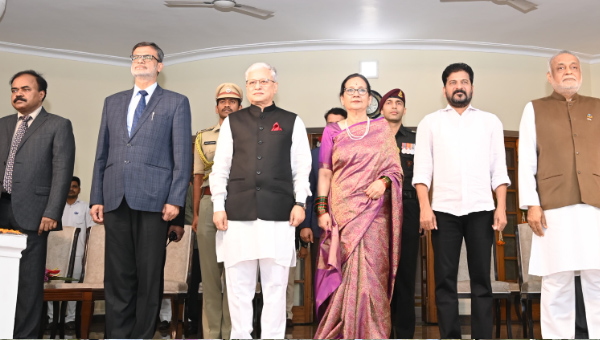 Raj Bhavan: రాజ్ భవన్ లో “ఎట్ హోం“ కార్యక్రమానికి హాజరైన ముఖ్యమంత్రి రేవంత్ రెడ్డి
