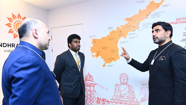 Nara Lokesh: భారత్ ఫోర్జ్ వైస్ చైర్మన్ కళ్యాణితో మంత్రి లోకేష్ భేటీ