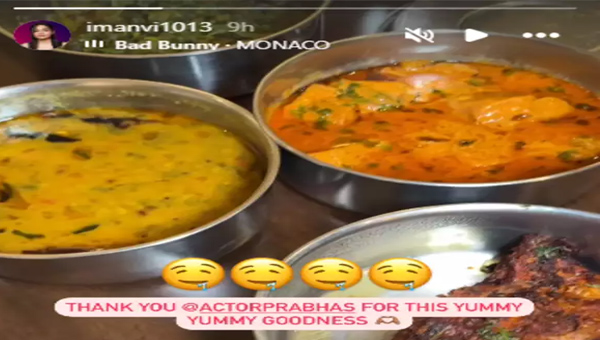 Prabhas: త‌న హీరోయిన్‌కు ఇంటి భోజ‌నం పంపిన ప్ర‌భాస్