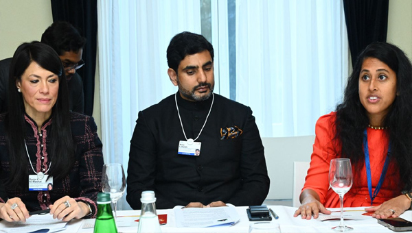 Nara Lokesh: వరల్డ్ ఎకనమిక్ ఫోరంలో రాష్ట్ర విద్య, ఐటి, ఎలక్ట్రానిక్స్ మంత్రి లోకేష్ Nara Lokesh: వరల్డ్ ఎకనమిక్ ఫోరంలో రాష్ట్ర విద్య, ఐటి, ఎలక్ట్రానిక్స్ మంత్రి లోకేష్