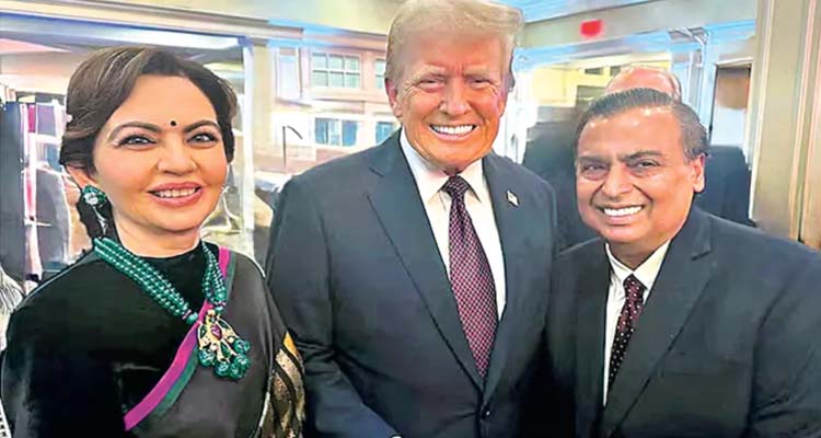 Mukesh Ambani :ట్రంప్‌ ప్రమాణ స్వీకారానికి అంబానీ దంపతులు