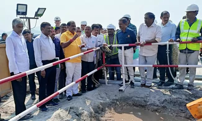 Polavaram Project : పోలవరం పనులను పరిశీలించిన మంత్రి నిమ్మల