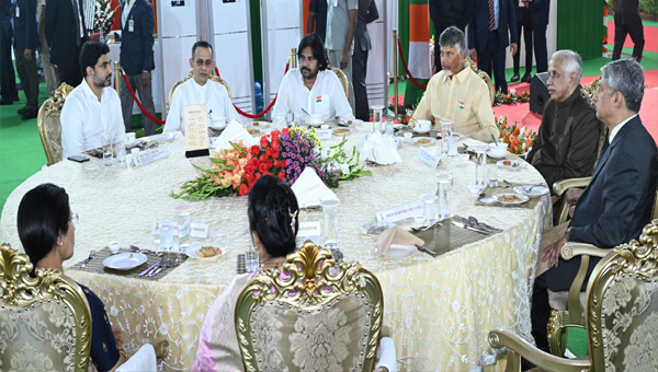 Raj Bhavan: రాజ్ భవన్‌లో ఎట్‌హోం కార్యక్రమంలో పాల్గొన్న ముఖ్యమంత్రి చంద్రబాబు