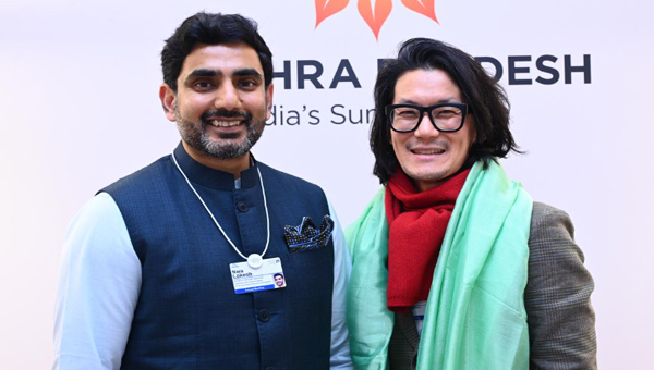 Davos: నేషనల్ యూనివర్సిటీ ఆఫ్ సింగపూర్ ఈడి ఉక్ చాంగ్ తో మంత్రి లోకేష్ భేటీ