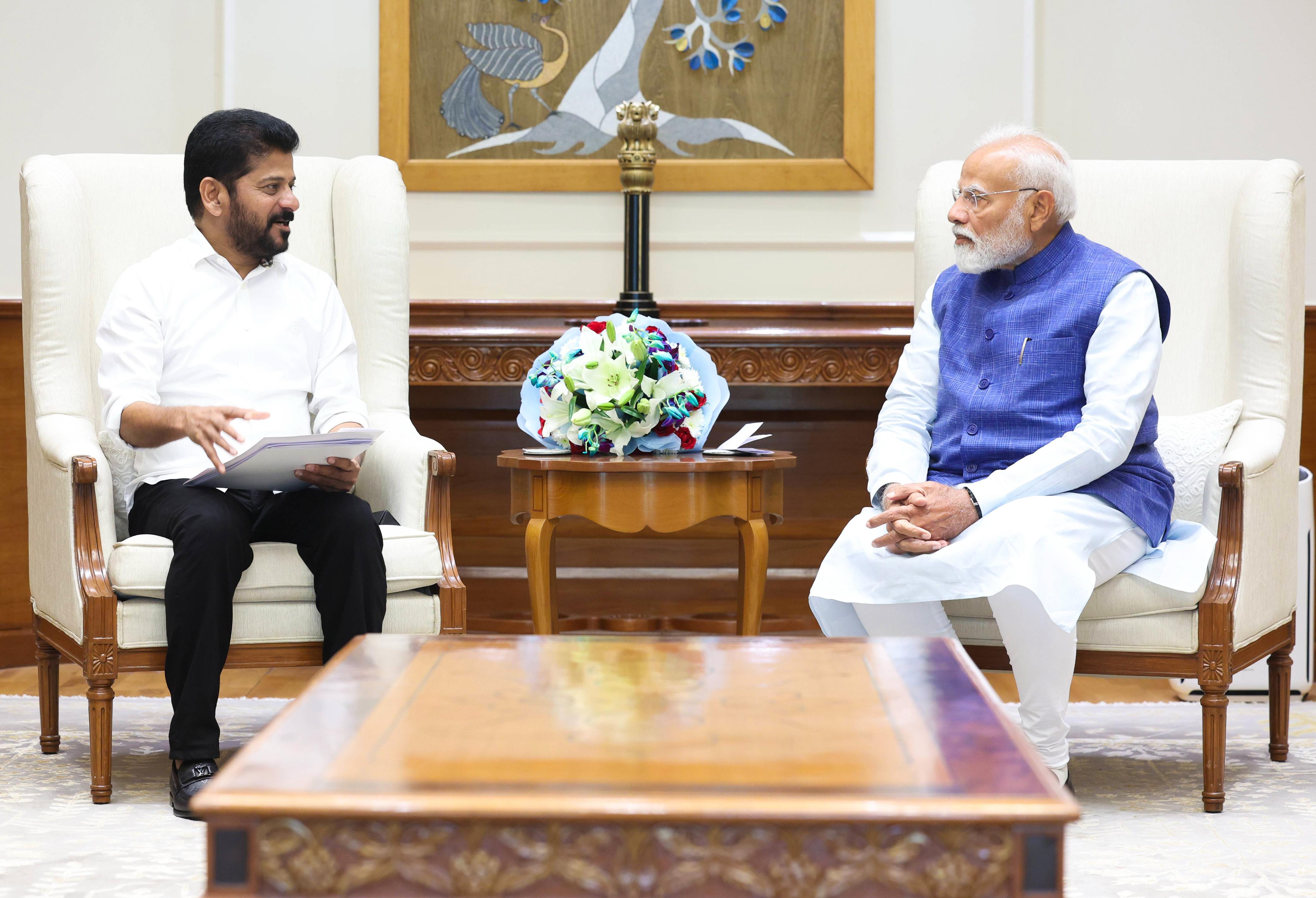 Revanth Reddy: ప్రధాని మోదీతో సీఎం రేవంత్‌ రెడ్డి భేటీ