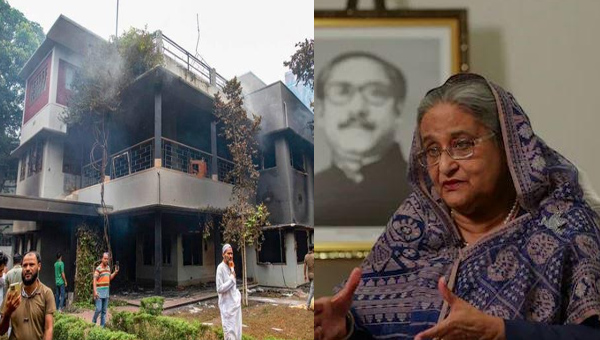 Dhaka: బంగబంధు ఇంటిపై దాడి.. చరిత్రను మార్చలేరన్న హసీనా.. Dhaka: బంగబంధు ఇంటిపై దాడి.. చరిత్రను మార్చలేరన్న హసీనా..