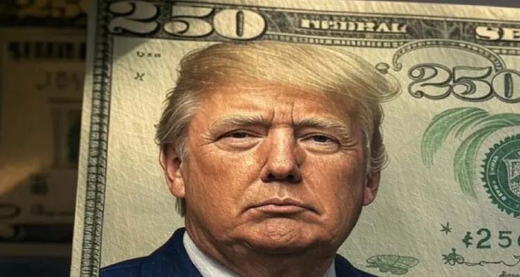 Trump photo  : ట్రంప్‌ ఫొటోతో 250 డాలర్ల నోట్లు?