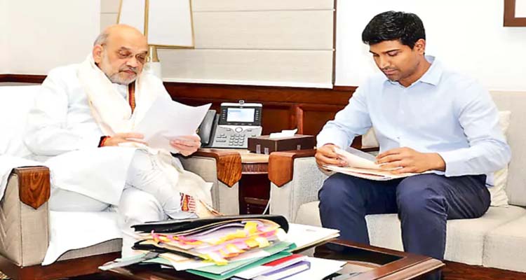 Amit Shah: హోంమంత్రి అమిత్‌షాతో ఎంపీ లావు భేటీ