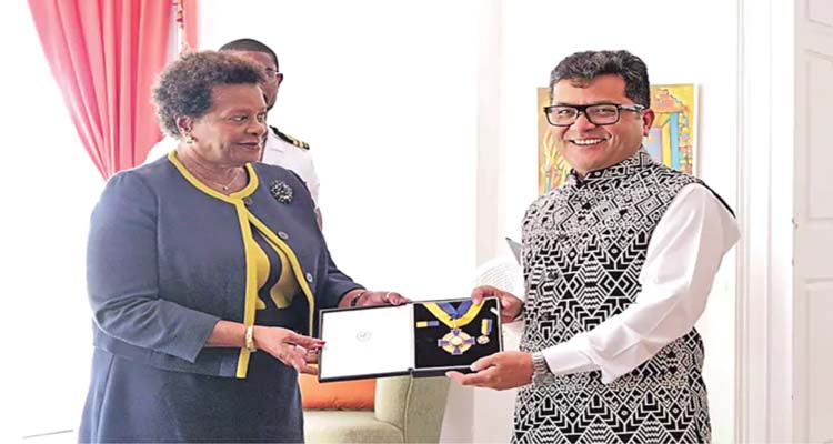 Barbados : ప్రధాని మోదీకి బార్బడోస్‌ ఉన్నత పురస్కారం