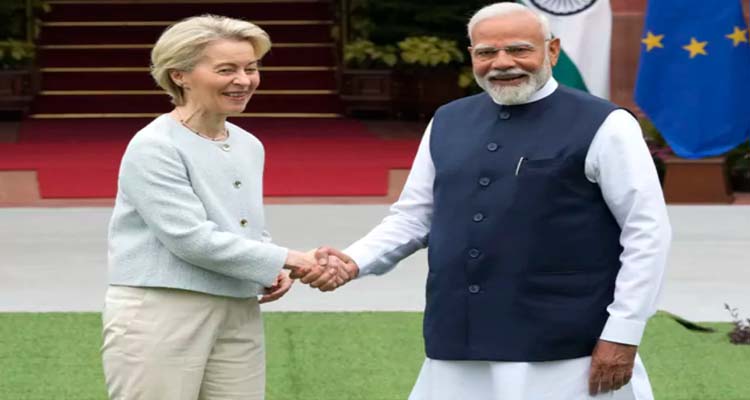 Modi : ప్రధాని మోదీతో ఐరోపా కమిషన్‌ అధ్యక్షురాలు లెయెన్‌ భేటీ