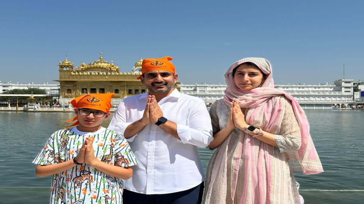Golden Temple: స్వర్ణ దేవాలయాన్ని సందర్శించిన లోకేశ్‌ దంపతులు