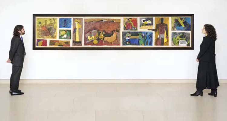 MF Hussain: భారతీయ చిత్రకారుడు పెయింటింగ్.. వేలంలో రూ.118 కోట్లు! MF Hussain: భారతీయ చిత్రకారుడు పెయింటింగ్.. వేలంలో రూ.118 కోట్లు!