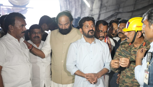 Revanth Reddy: SLBC టన్నెల్ వద్ద మీడియాతో ముఖ్యమంత్రి రేవంత్ రెడ్డి