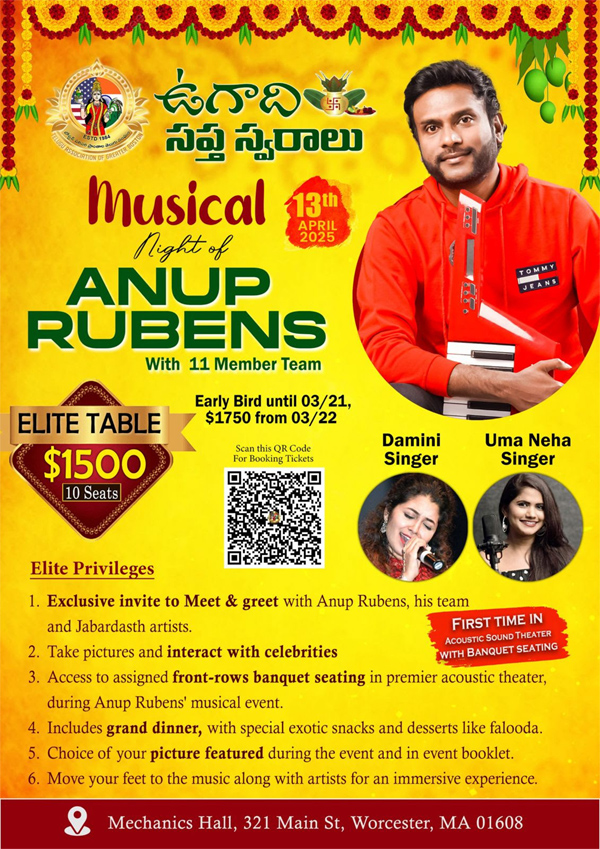 TAGB Ugadi Sapthaswaralu 2025