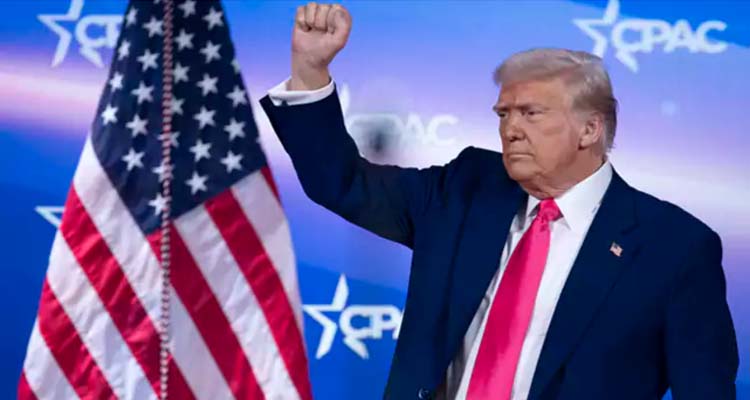 Donald Trump: తాను తీసుకున్న చర్యలవల్లే.. అక్రమ వలసలు తగ్గాయి : ట్రంప్‌