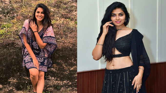 Divi: షార్ట్ డ్రెస్ లో దివి థైస్ షో Divi Vadthya Hot Still 2