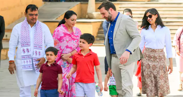 J.D. Vance: అంబర్‌ కోటను సందర్శించిన అమెరికా ఉపాధ్యక్షుడు
