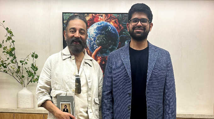 Kamal Hasan: సీఈఓ అరవింద్ శ్రీనివాస్‌ను కలిసిన కమల్ హాసన్