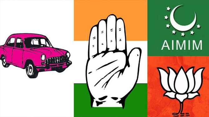 MLC Election: ఎంఐఎంతో కాంగ్రెస్, బీఆర్ఎస్ ములాఖత్..? బీజేపీకి షాక్ తప్పదా..?
