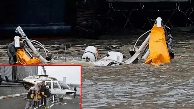 America : నదిలో కూలిన హెలికాప్టర్ .. ప్రముఖ కంపెనీ సీఈఓ కుటుంబం దుర్మరణం! America : నదిలో కూలిన హెలికాప్టర్ .. ప్రముఖ కంపెనీ సీఈఓ కుటుంబం దుర్మరణం!