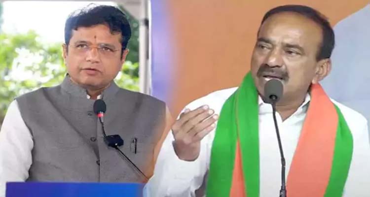Sridharbabu: మంత్రి శ్రీధర్‌బాబుతో ఎంపీ ఈటల రాజేందర్‌ భేటీ