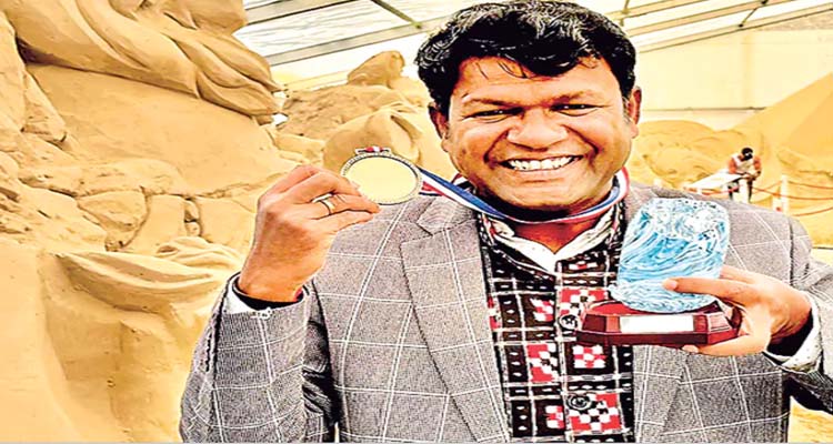 Sudarshan Patnaik: సుదర్శన్ పట్నాయక్కు శాండ్ మాస్టర్ పురస్కారం Sudarshan Patnaik: సుదర్శన్ పట్నాయక్కు శాండ్ మాస్టర్ పురస్కారం