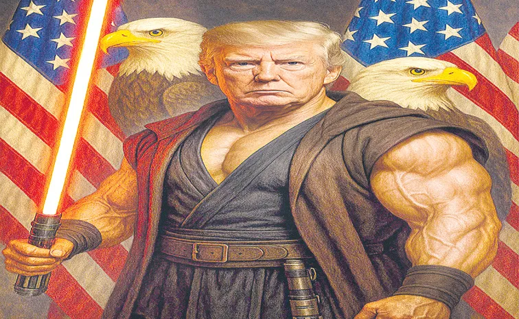 Donald Trump: జెడి అవతారంలో డొనాల్డ్‌ ట్రంప్‌