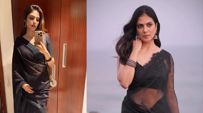Malavika Mohanan: చీరలో మెరిసిపోతున్న మాళవిక Malavika Mohanan: చీరలో మెరిసిపోతున్న మాళవిక
