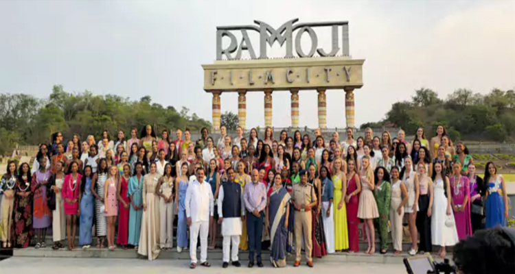 Ramoji Film City: రామోజీ ఫిల్మ్‌సిటీకి సుందరీమణులు