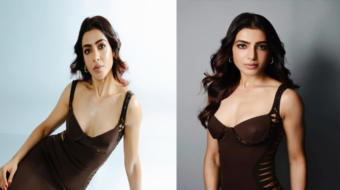 Samantha: డిజైన‌ర్ డ్రెస్ లో స‌మంత హాట్ లుక్స్