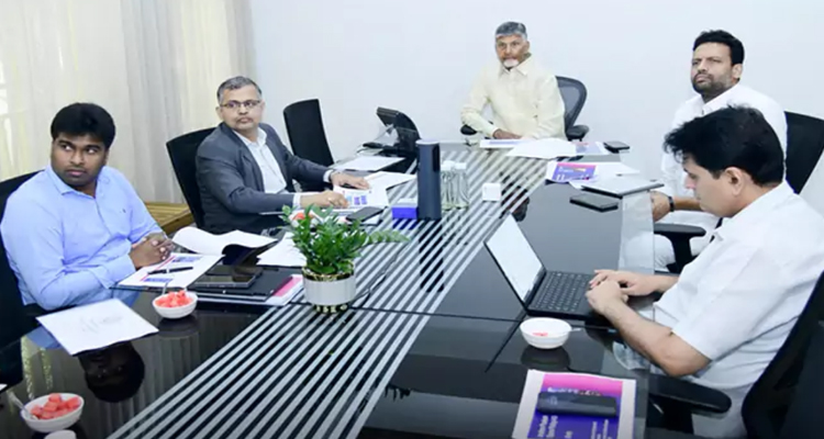 Chandrababu:స్పేస్‌ పాలసీపై సీఎం చంద్రబాబు సమీక్ష ..లేపాక్షి, తిరుపతి లో