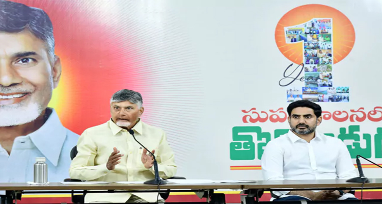 Chandrababu And Nara Lokesh Delhi Tour