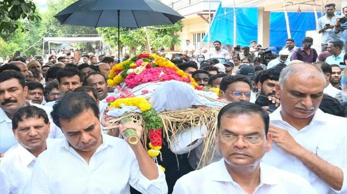 Maganti Gopinath: అధికారుల లాంచనాలతో మాగంటి అంత్యక్రియలు!