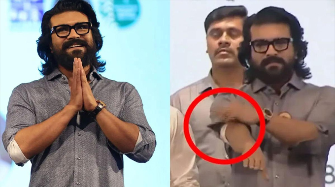 Ram Charan: చ‌ర‌ణ్ చేతికి ఏమైంది?
