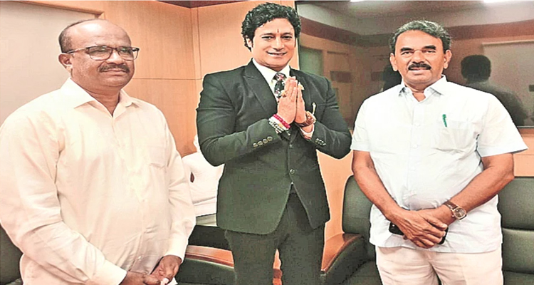 Minister Jupally : మంత్రి జూపల్లితో నటుడు గగన్‌ మాలిక్‌ భేటీ