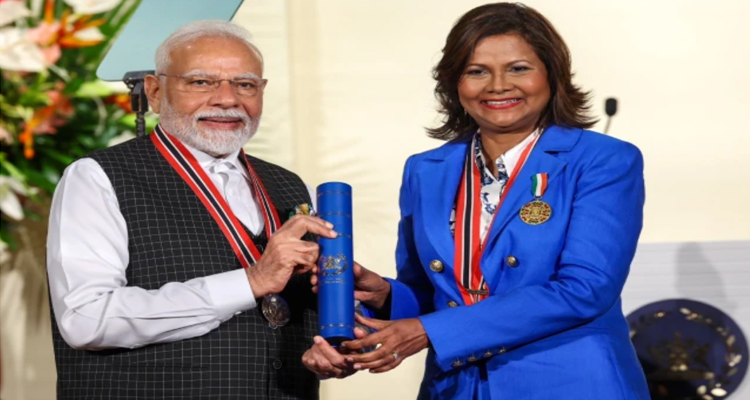 Modi:ప్రధాని మోదీకి ట్రినిడాడ్‌ అండ్‌ టొబాగో అత్యున్నత పురస్కారం