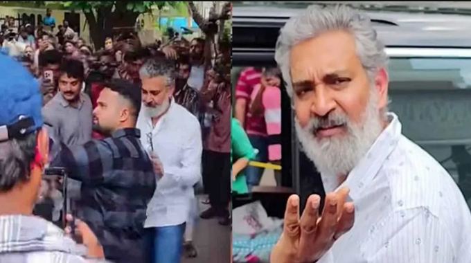 Rajamouli: అభిమానిపై ఫైర్ అయిన రాజ‌మౌళి