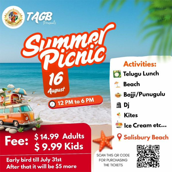 TAGB Summer Picnic Registrations Are Now Open!