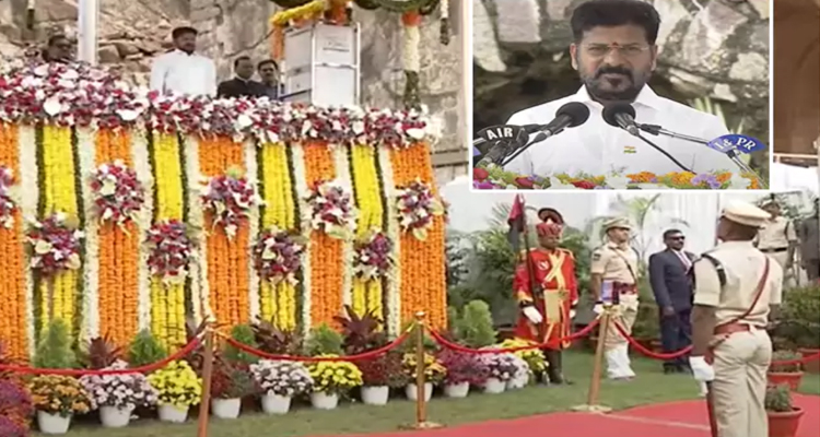 Revanth Reddy:మహానీయుల స్ఫూర్తి తో తెలంగాణను ఆగ్రపథంలో : సీఎం రేవంత్‌ రెడ్డి